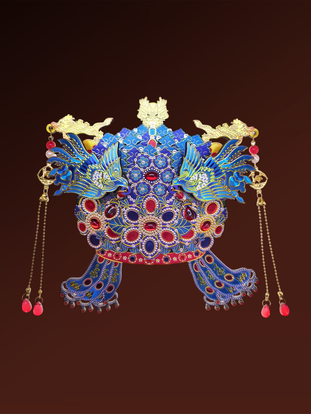 Imperial Three Dragon Two Phoenix Crown