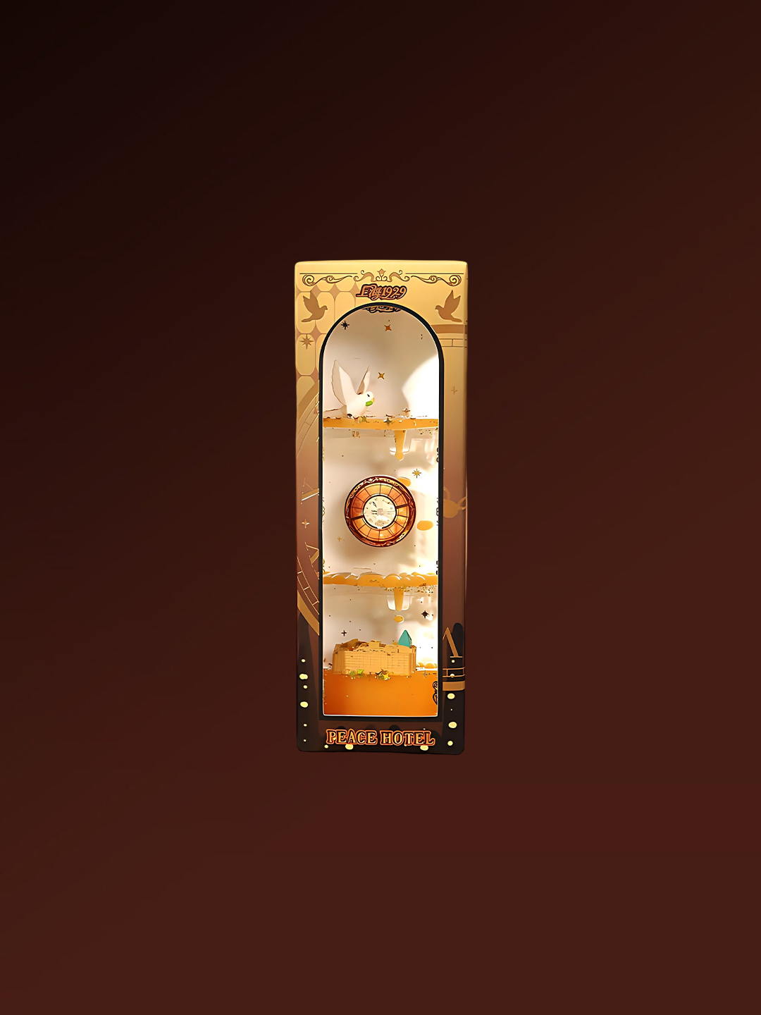 Shanghai Peace Hotel Oil-Filled Hourglass Ornament