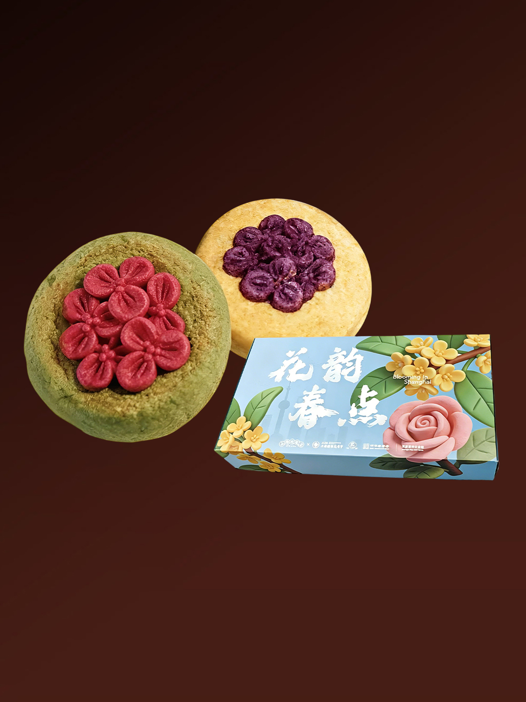 Yang Brand – Floral Spring Pastry Gift Box