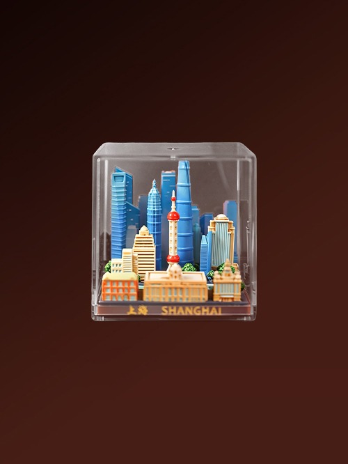 Ornament, Miniature Landscape, The Bund Shanghai