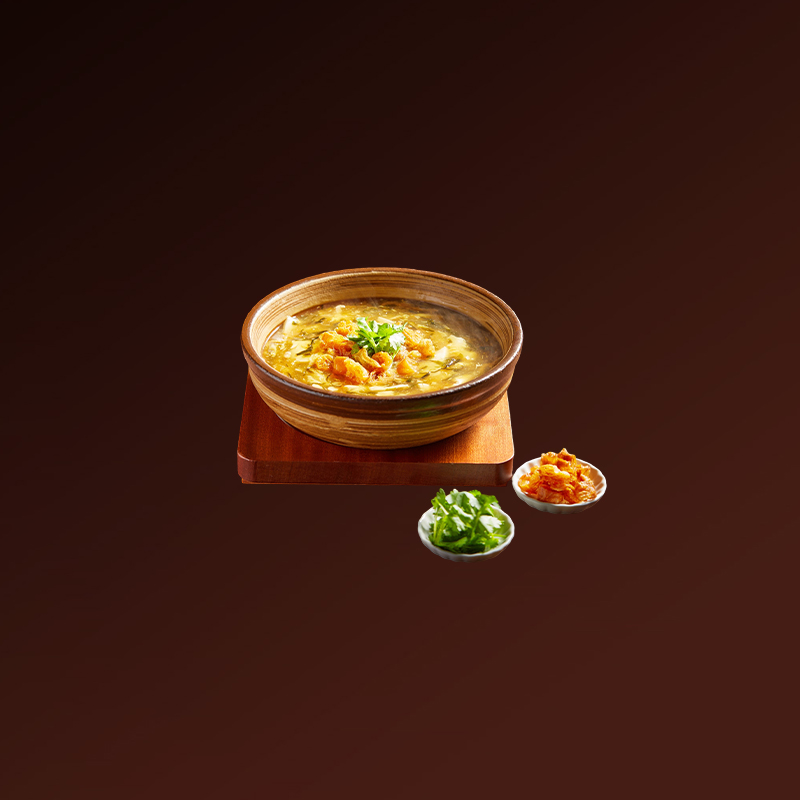 Tofu Soup with Vegetables and Seafood