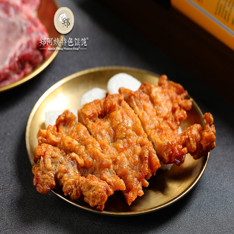 Traditional Fried Pork Chop with Rice Cake Strips