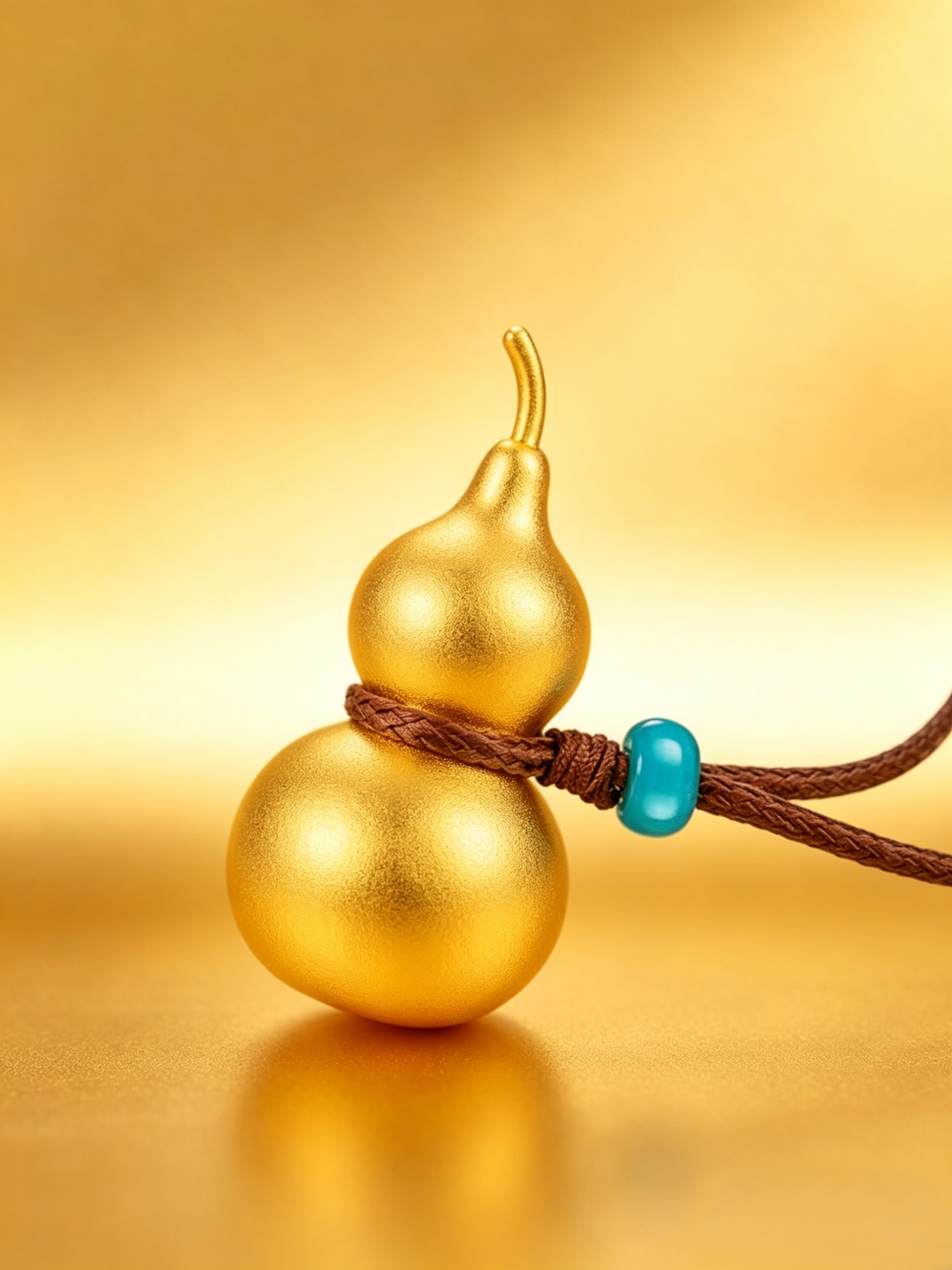 Pure Gold Gourd Pendant
