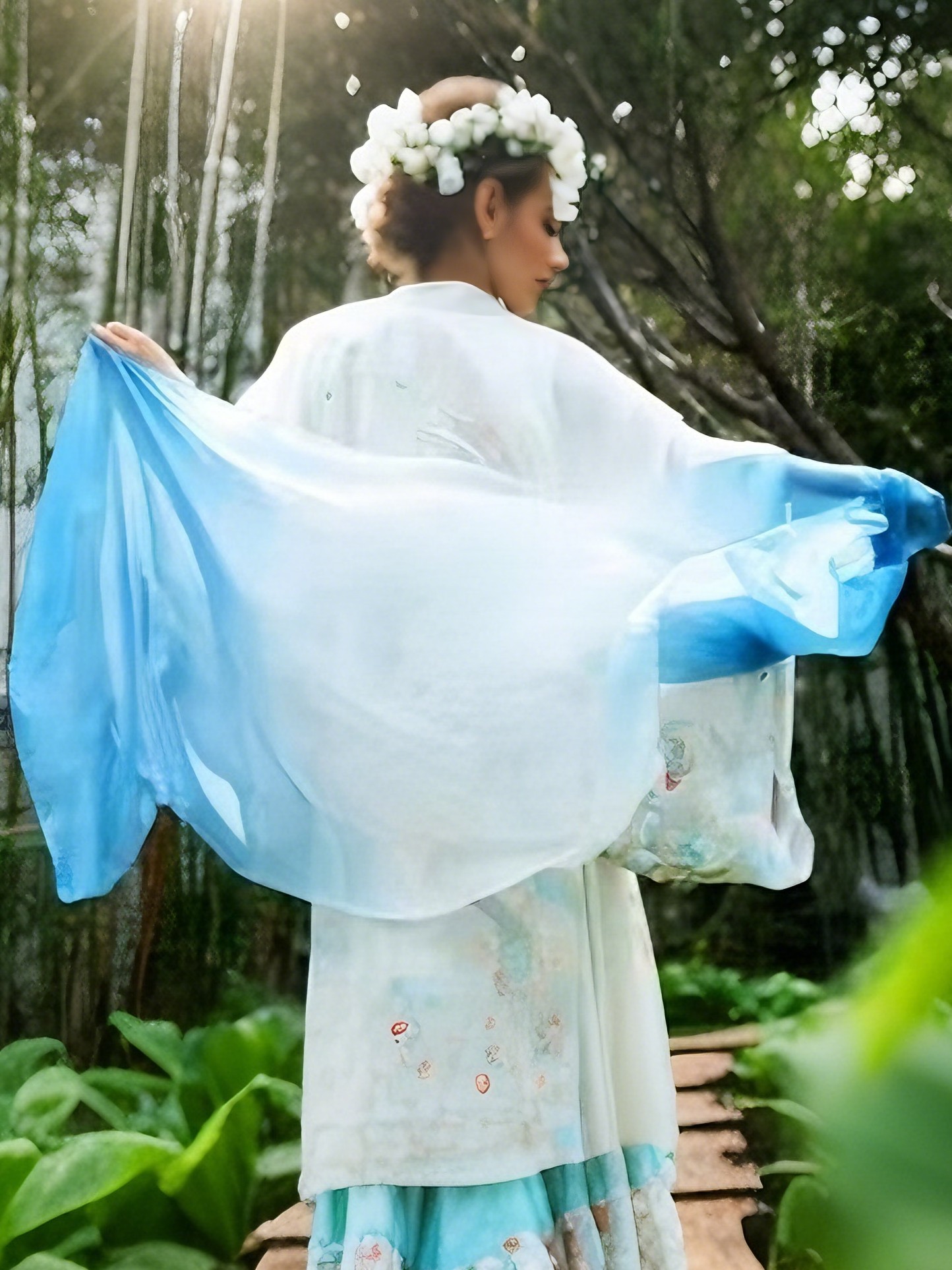 Natural Plant Dyed Silk Scarf