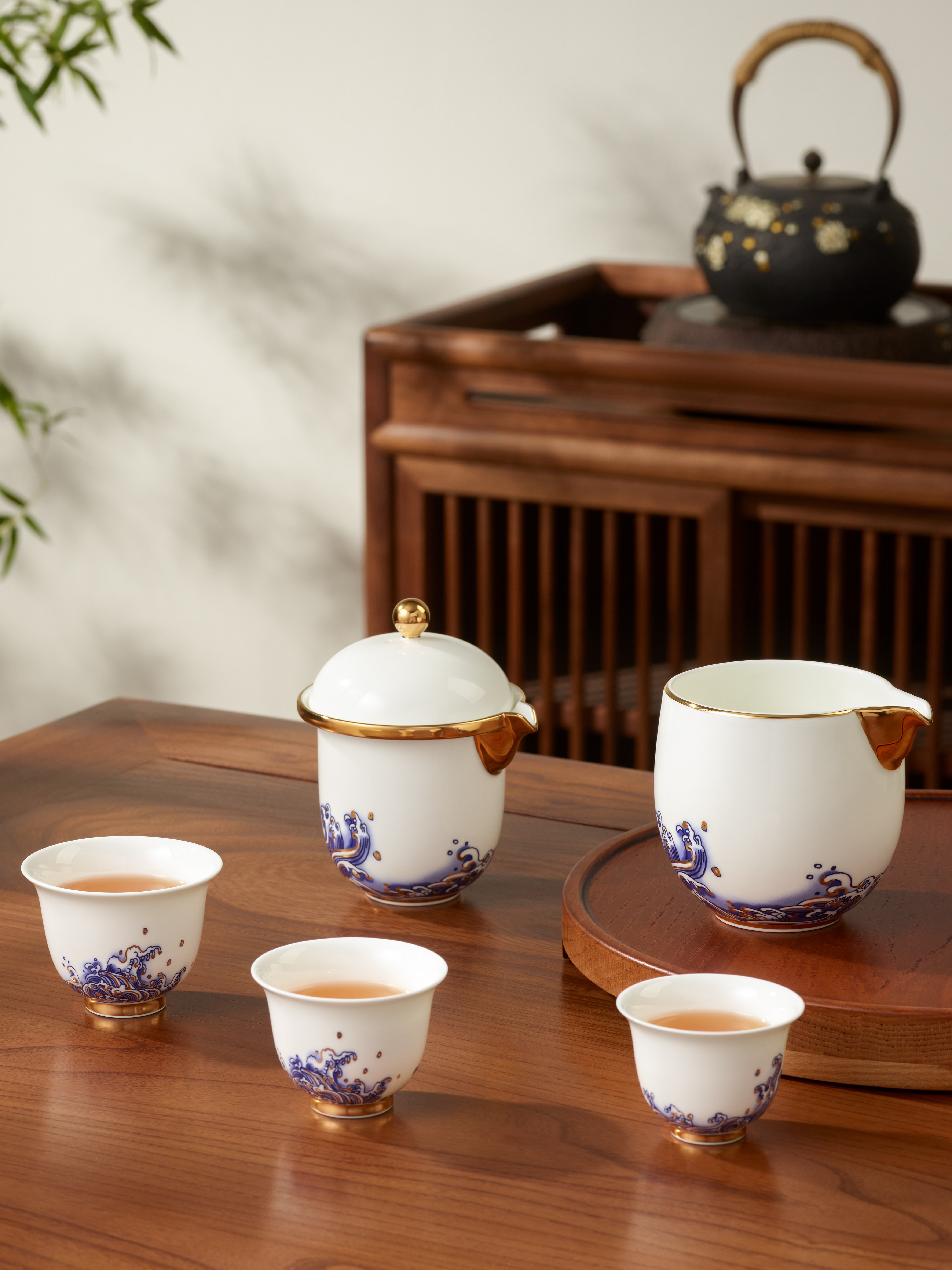 Porcelain BRICS Summit Travel Set